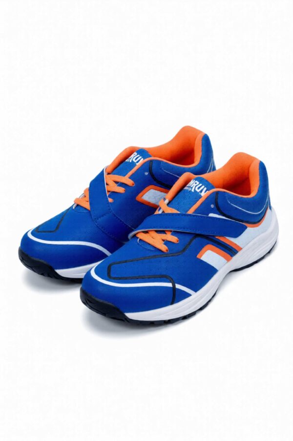 Cricket Shoes (Blue-Orange)